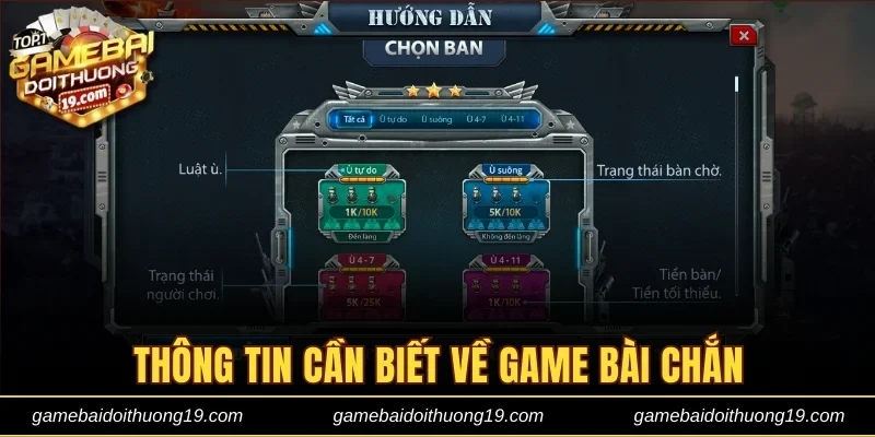 Những gì cần biết về game bài Chắn