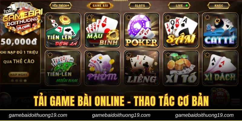 Tải game bài online