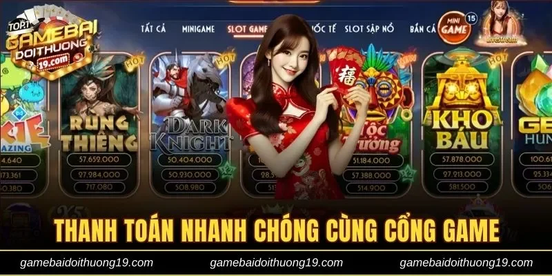 Thanh toán diễn ra nhanh chóng