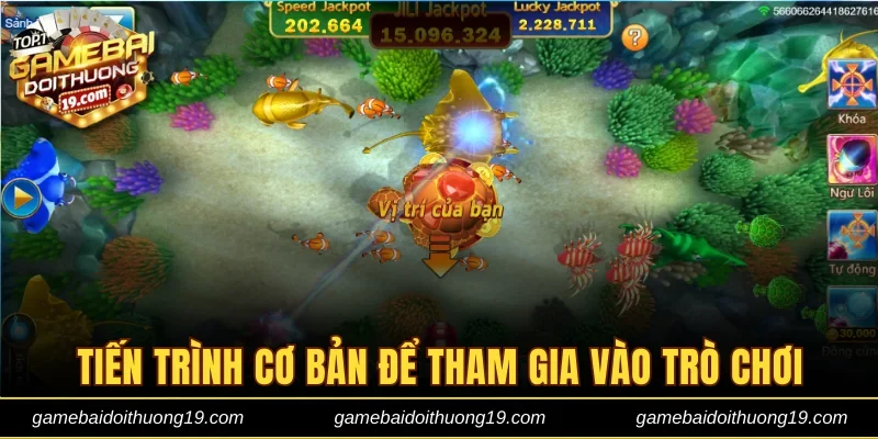 Tiến trình cơ bản để tham gia vào trò chơi