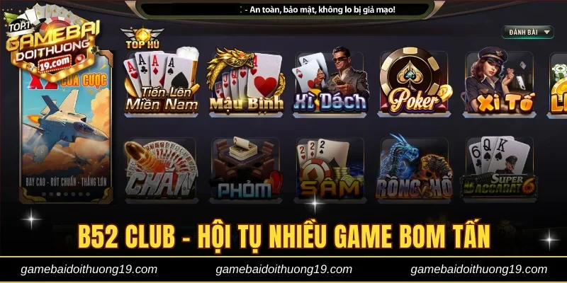 Top game bài đổi thưởng uy tín B52 Club