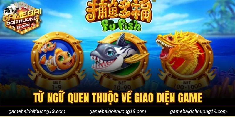 Từ ngữ quen thuộc về giao diện game